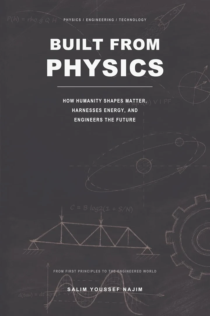 The original cover of Built from Physics by Salim Youssef Najim